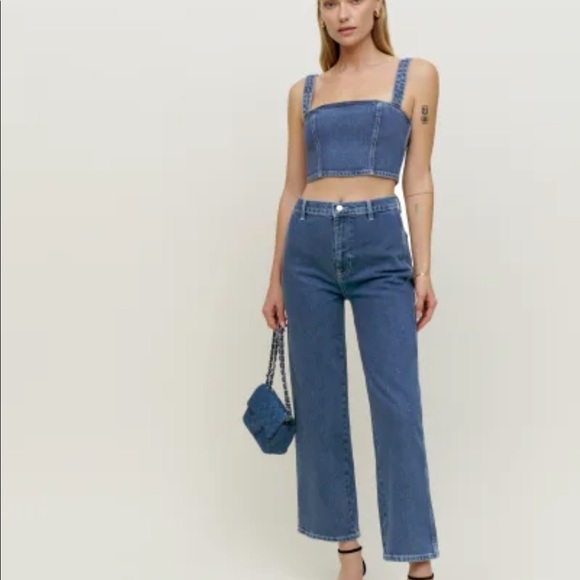 Reformation Pants - Reformation sunny denim two piece